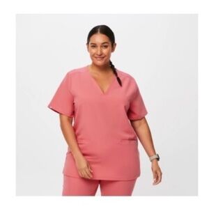 Desert Rose Casma 3 Pocket Scrub Top XL NWT